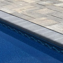 Pool with Oakville Stone coping.