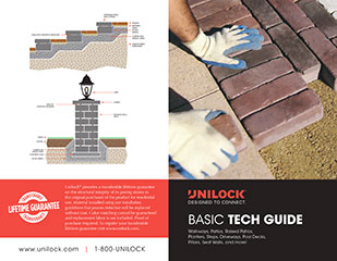 Paver and retaining wall install guide cover