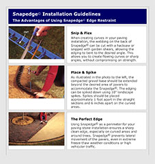 Snapedge installation guide cover.