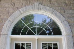Shouldice Designer Stone - Door with window with Roman surround