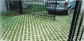 Turf Slab permeable paver.