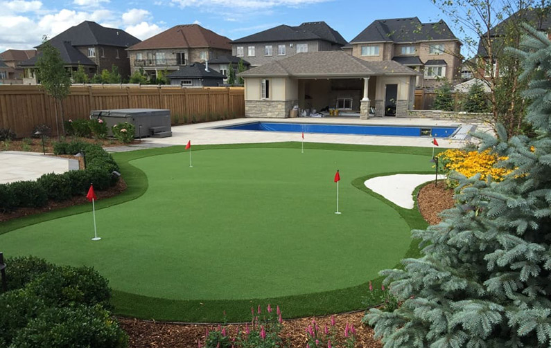 backyard putting green