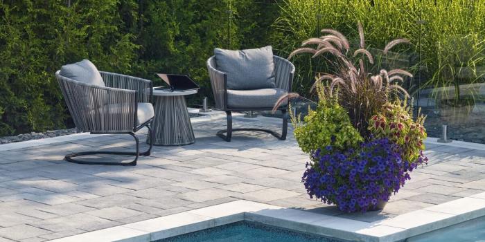 Permacon - Mondrian 60 Slab, Newport Grey