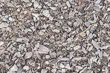 Limestone screenings.